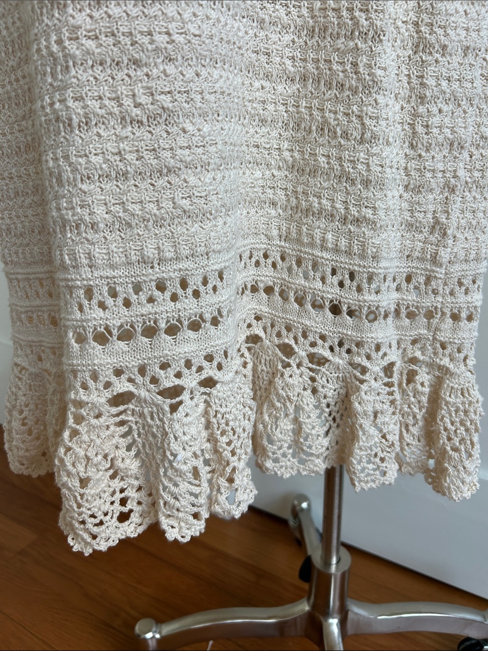 RAILS-Sydney Cream Crochet Midi Skirt - Picture 6 of 9